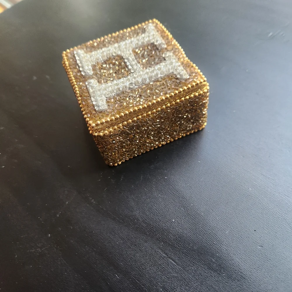 Initial H Gold and Silver Jewelry Organizer